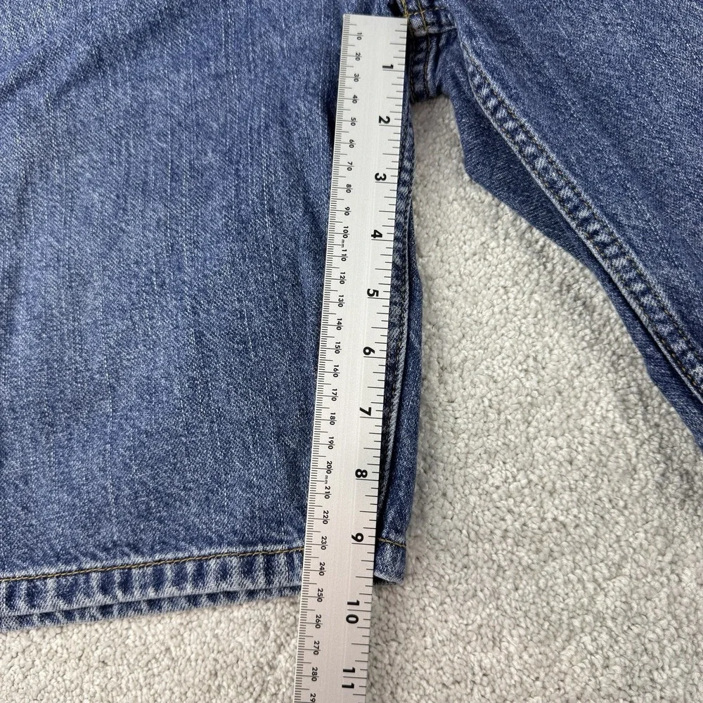 Levis 505 Denim Blue Jorts Mens Dad Shorts ~ 40 Regular ~ Small SPOT ~ W40